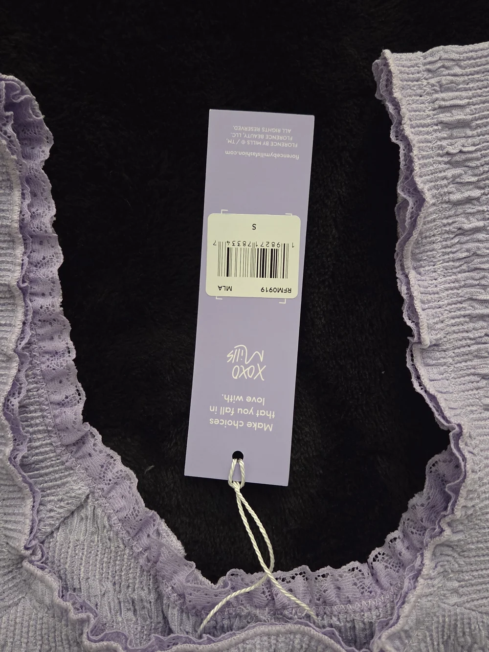 NWT ▪︎ FLORENCE By Mills Cinched Tank 🪻 - Picture 4 of 4